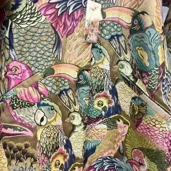 NWT Johnny Was Avifauna Jacquard Coat Size M - Picture 6 of 6